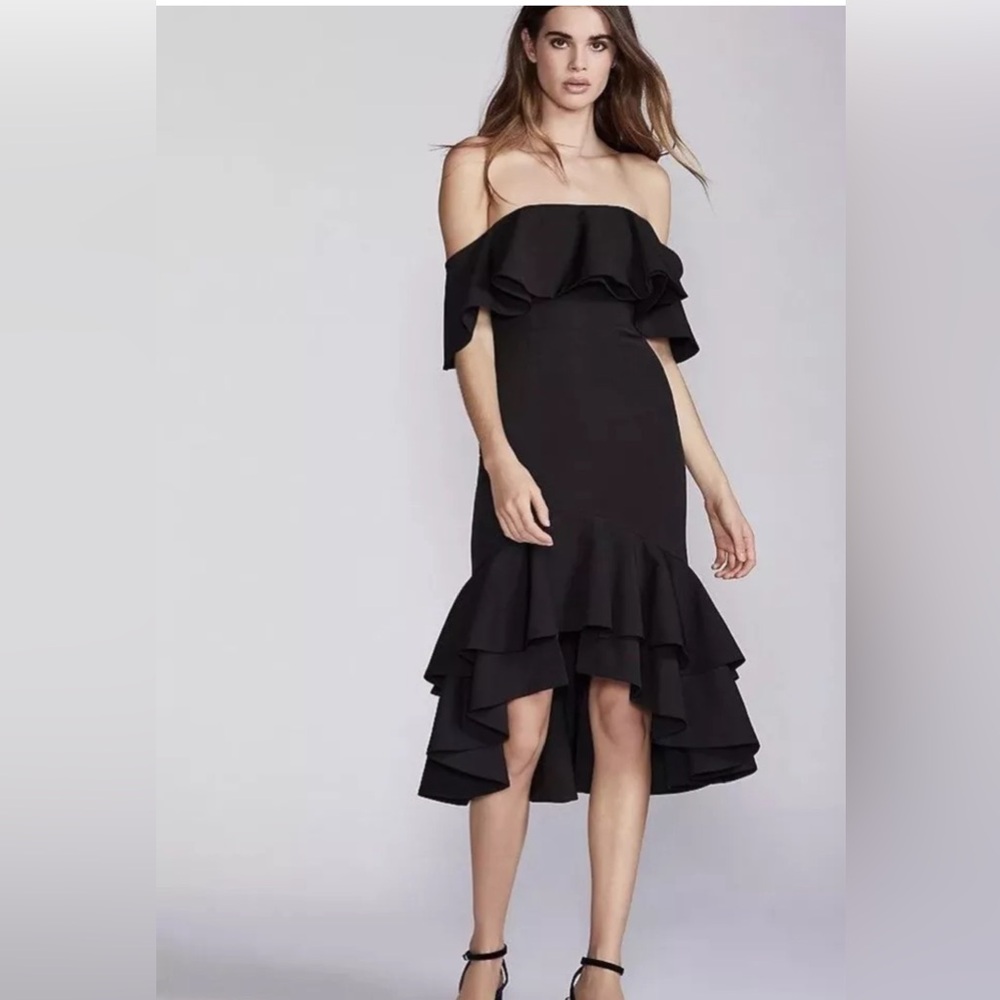 NWT $249 Free People X Fame And Partners Sasha Dress Black Size 2